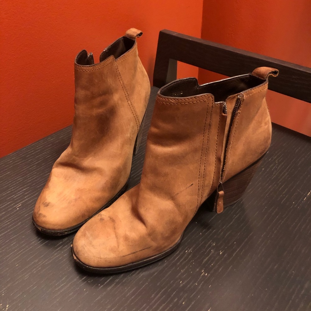 Cole Haan brown leather bootie